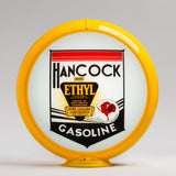 Hancock Ethyl 13.5" Gas Pump Globe with Yellow Plastic Body