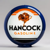 Hancock Gasoline 13.5" Gas Pump Globe with Dark Blue Plastic Body