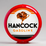 Hancock Gasoline 13.5" Gas Pump Globe with Red Plastic Body