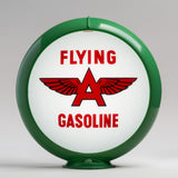 Flying A (White) 13.5" Gas Pump Globe with Green Plastic Body