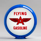 Flying A (White) 13.5" Gas Pump Globe with Light Blue Plastic Body