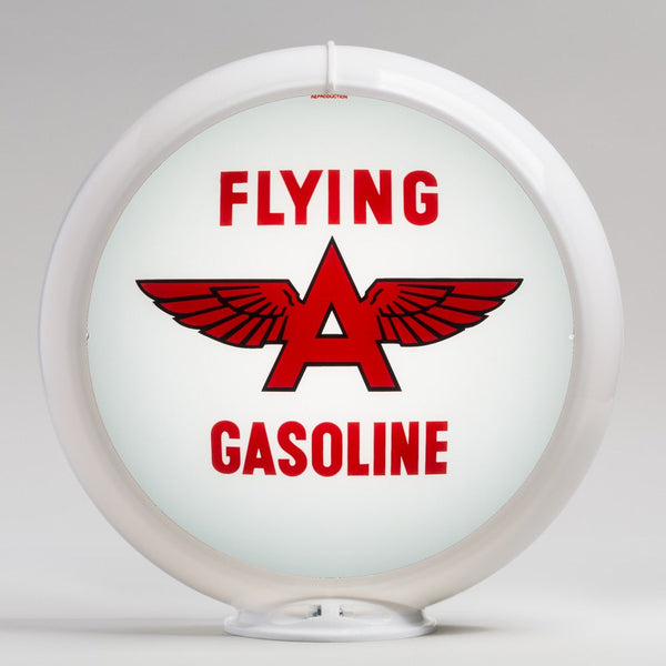 Flying A (White) 13.5 Gas Pump Globe