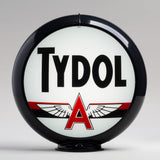 Tydol 13.5" Gas Pump Globe with Black Plastic Body