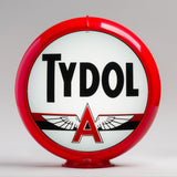 Tydol 13.5" Gas Pump Globe with Red Plastic Body