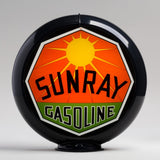 Sunray 13.5" Gas Pump Globe with Black Plastic Body
