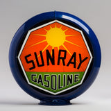 Sunray 13.5" Gas Pump Globe with Dark Blue Plastic Body