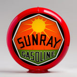Sunray 13.5" Gas Pump Globe with Red Plastic Body