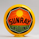 Sunray 13.5" Gas Pump Globe with Yellow Plastic Body