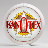 Kan-O-Tex 13.5" Gas Pump Globe with White Plastic Body