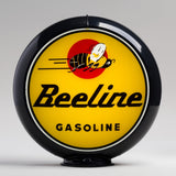 Beeline Gasoline 13.5" Gas Pump Globe with Black Plastic Body
