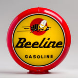 Beeline Gasoline 13.5" Gas Pump Globe with Red Plastic Body