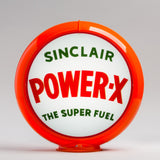 Sinclair Power-X 13.5" Gas Pump Globe with Orange Plastic Body