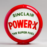 Sinclair Power-X 13.5" Gas Pump Globe with Red Plastic Body