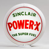 Sinclair Power-X 13.5" Gas Pump Globe with White Plastic Body