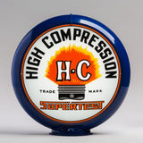 Supertest HC 13.5" Gas Pump Globe with Dark Blue Plastic Body