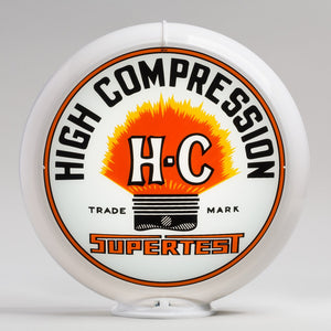 Supertest HC 13.5" Gas Pump Globe with White Plastic Body