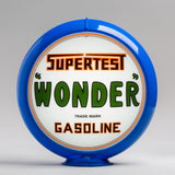 Supertest Wonder 13.5" Gas Pump Globe with Light Blue Plastic Body