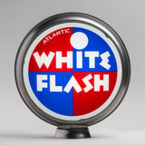 Atlantic White Flash 13.5" Gas Pump Globe with Steel Body