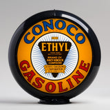 Conoco Ethyl 13.5" Gas Pump Globe with Black Plastic Body