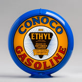 Conoco Ethyl 13.5" Gas Pump Globe with Light Blue Plastic Body