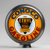 Conoco Ethyl 13.5" Gas Pump Globe with Steel Body