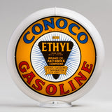 Conoco Ethyl 13.5" Gas Pump Globe with White Plastic Body