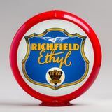 Richfield Ethyl 13.5" Gas Pump Globe with Red Plastic Body
