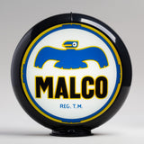 Malco (Thunderbird) 13.5" Gas Pump Globe with Black Plastic Body