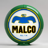 Malco (Thunderbird) 13.5" Gas Pump Globe with Green Plastic Body