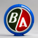 B/A 13.5" Gas Pump Globe with Light Blue Plastic Body