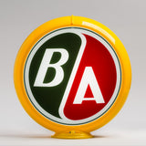 B/A 13.5" Gas Pump Globe with Yellow Plastic Body