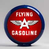 Flying A Gasoline 13.5" Gas Pump Globe with Dark Blue Plastic Body