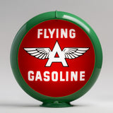Flying A Gasoline 13.5" Gas Pump Globe with Green Plastic Body