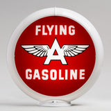 Flying A Gasoline 13.5" Gas Pump Globe with White Plastic Body
