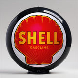 Shell Gasoline (Red) 13.5" Gas Pump Globe with Black Plastic Body
