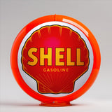Shell Gasoline (Red) 13.5" Gas Pump Globe with Orange Plastic Body