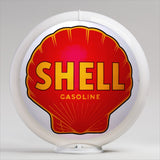 Shell Gasoline (Red) 13.5" Gas Pump Globe with White Plastic Body