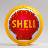 Shell Gasoline (Red) 13.5" Gas Pump Globe with Yellow Plastic Body