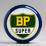 BP Super 13.5" Gas Pump Globe with Dark Blue Plastic Body