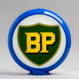 BP 13.5" Gas Pump Globe with Light Blue Plastic Body
