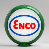 Enco 13.5" Gas Pump Globe with Green Plastic Body