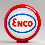 Enco 13.5" Gas Pump Globe with Red Plastic Body