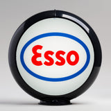 Esso 13.5" Gas Pump Globe with Black Plastic Body