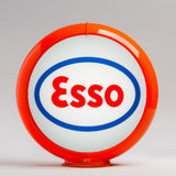 Esso 13.5" Gas Pump Globe with Orange Plastic Body