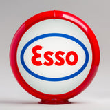 Esso 13.5" Gas Pump Globe with Red Plastic Body