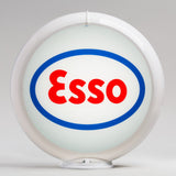 Esso 13.5" Gas Pump Globe with White Plastic Body