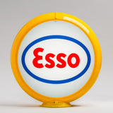 Esso 13.5" Gas Pump Globe with Yellow Plastic Body