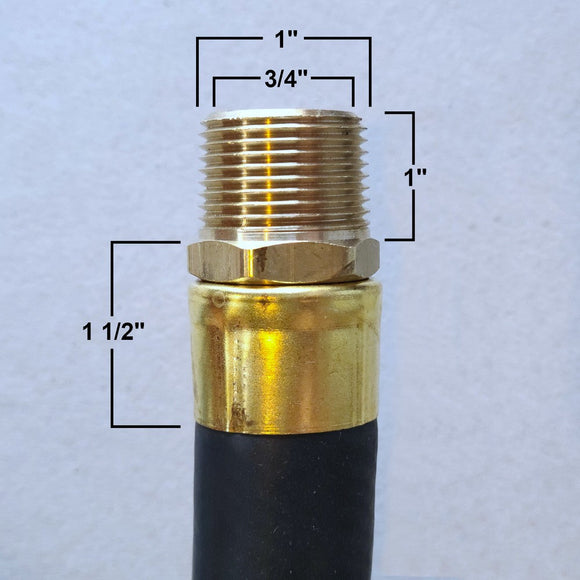 Tokheim Model 963 Polished Brass Gas Pump Nozzle & Hook